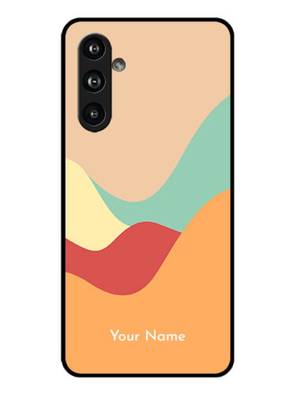 Custom Samsung Galaxy F54 5G Custom Glass Phone Case - Ocean Waves Multi - Colour Design