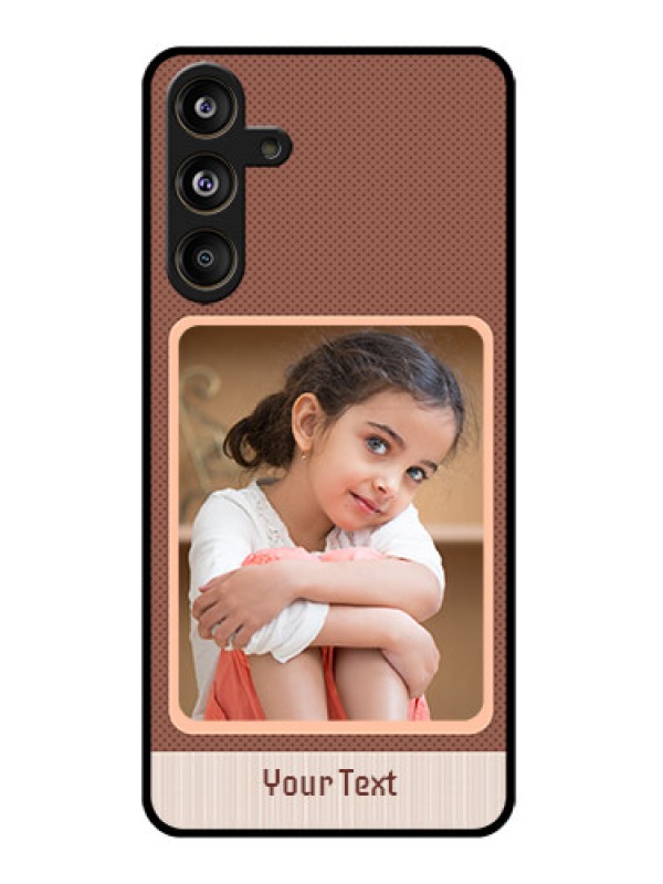 Custom Samsung Galaxy F55 5G Custom Glass Phone CaseSimple Pic Upload Design