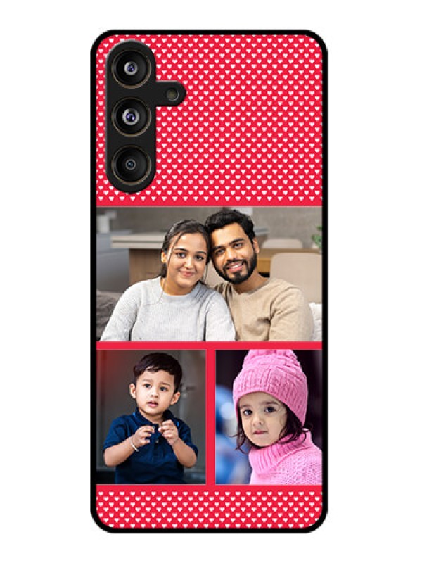 Custom Samsung Galaxy F55 5G Custom Glass Phone CaseBulk Photo Upload Design
