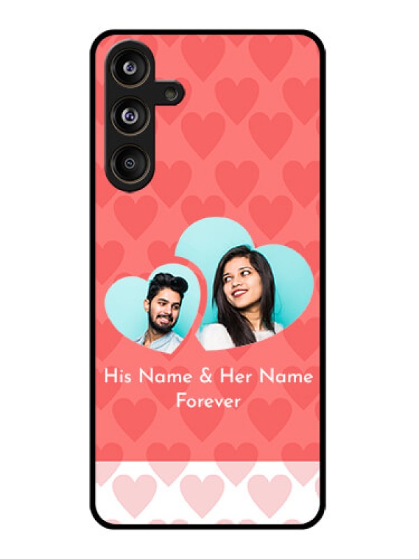 Custom Samsung Galaxy F55 5G Custom Glass Phone CaseCouple Pic Upload Design
