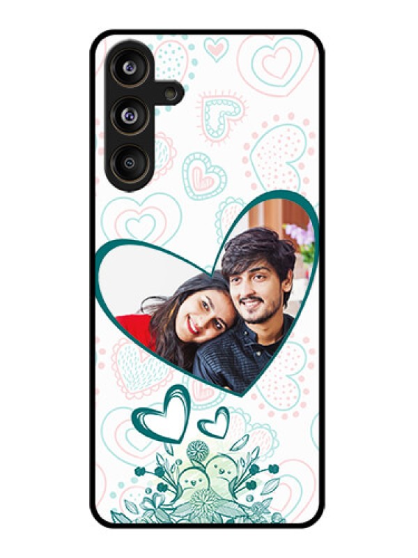 Custom Samsung Galaxy F55 5G Custom Glass Phone CasePremium Couple Design