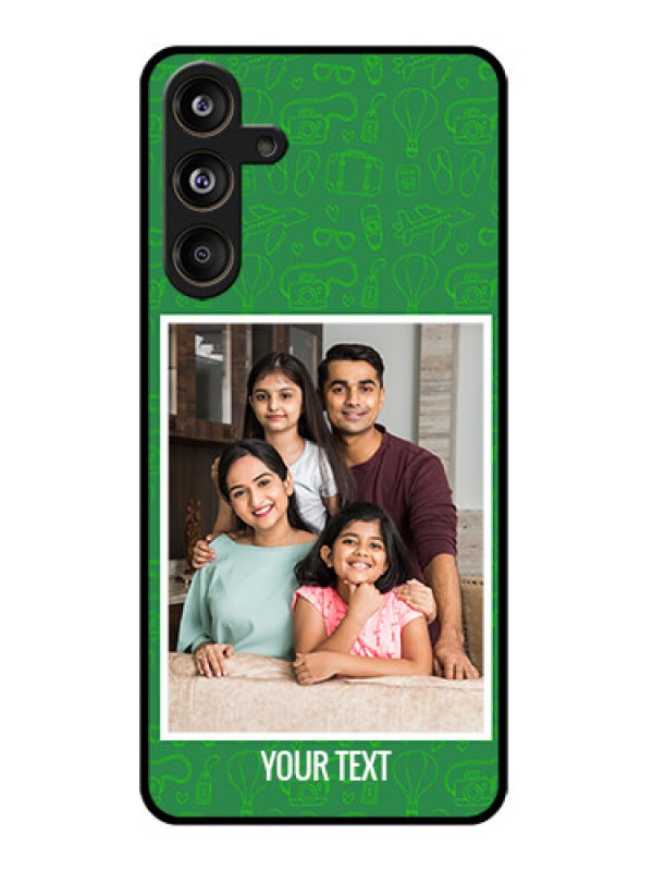 Custom Samsung Galaxy F55 5G Custom Glass Phone CasePicture Upload Design