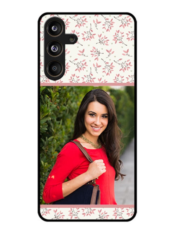 Custom Samsung Galaxy F55 5G Custom Glass Phone CaseStunning Floral Design