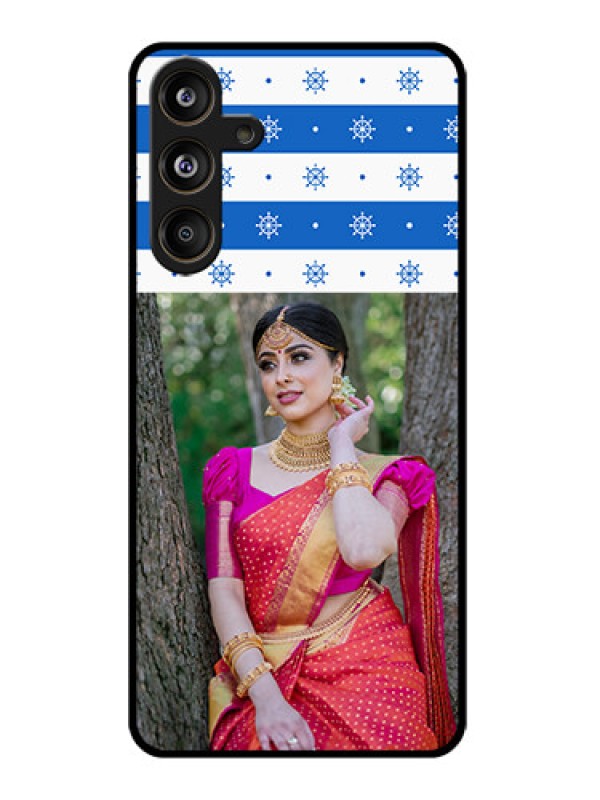 Custom Samsung Galaxy F55 5G Custom Glass Phone CaseSnow Pattern Design