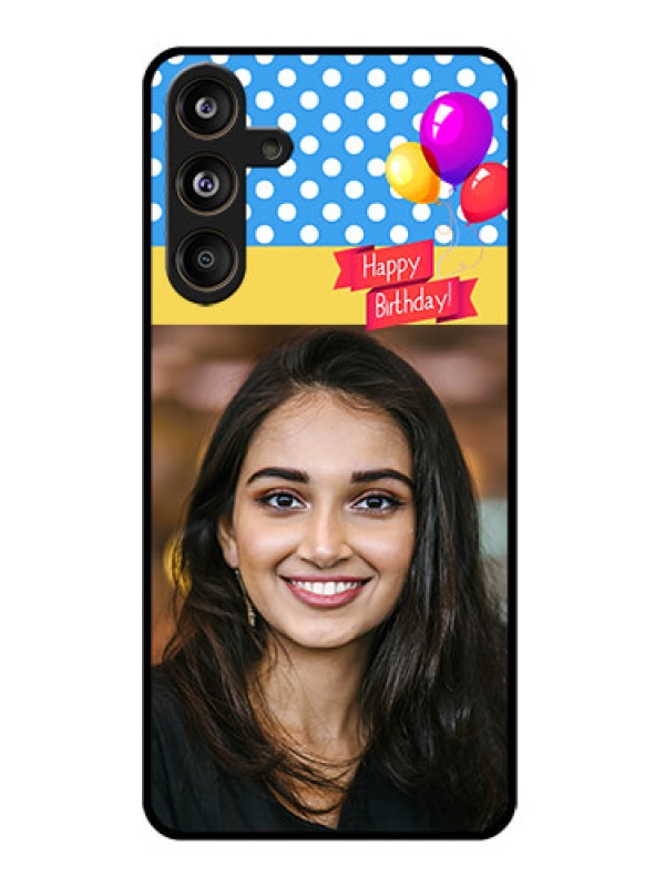Custom Samsung Galaxy F55 5G Custom Glass Phone CaseHappy Birthday Design