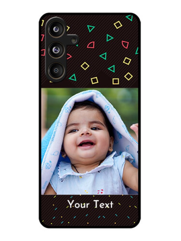 Custom Samsung Galaxy F55 5G Custom Glass Phone CaseWith Confetti Birthday Design