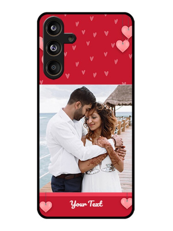 Custom Samsung Galaxy F55 5G Custom Glass Phone CaseValentines Day Design