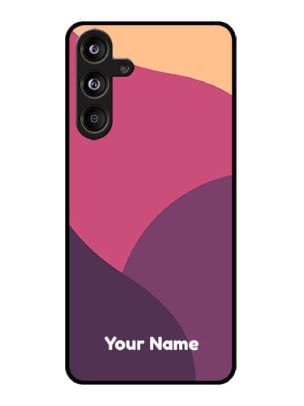 Custom Samsung Galaxy F55 5G Custom Glass Phone CaseMixed Multi - Colour Abstract Art Design