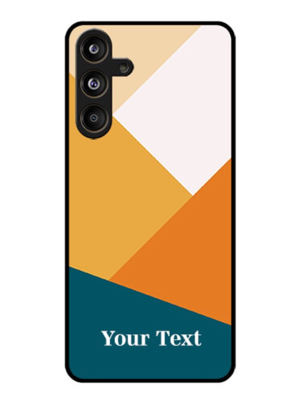 Custom Samsung Galaxy F55 5G Custom Glass Phone CaseStacked Multi - Colour Design