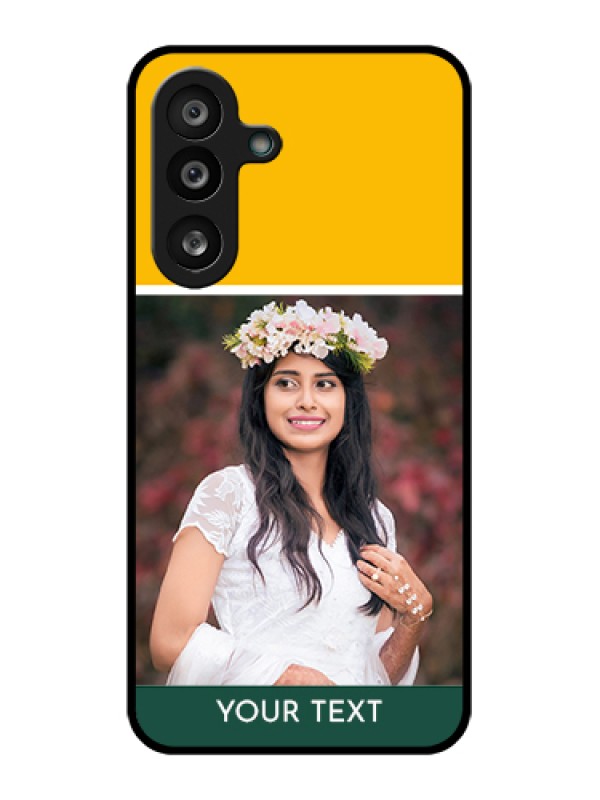 Custom Samsung Galaxy F56 5G Custom Glass Phone Case - Love You Design