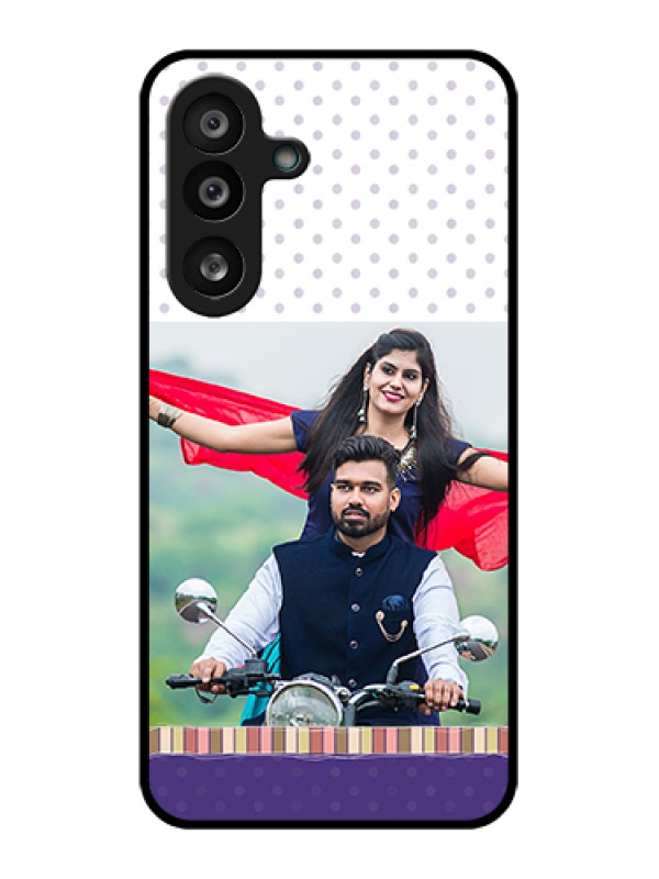 Custom Samsung Galaxy F56 5G Custom Glass Phone Case - Cute Family Design