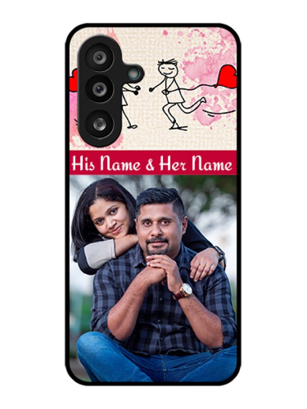 Custom Samsung Galaxy F56 5G Custom Glass Phone Case - You And Me Case Design