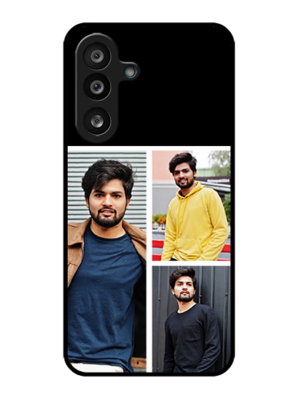Custom Samsung Galaxy F56 5G Custom Glass Phone Case - Upload Multiple Picture Design