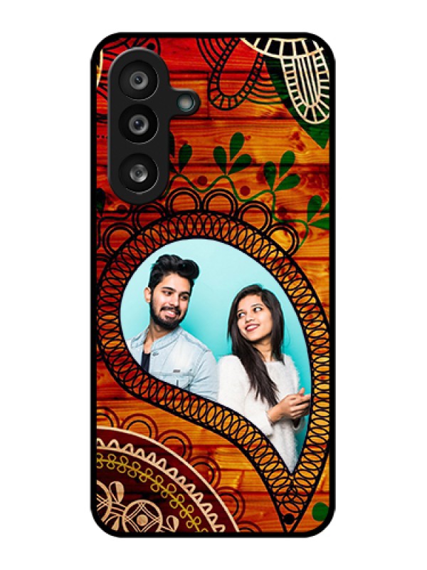 Custom Samsung Galaxy F56 5G Custom Glass Phone Case - Abstract Colorful Design