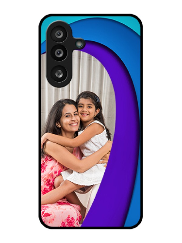 Custom Samsung Galaxy F56 5G Custom Glass Phone Case - Simple Pattern Design