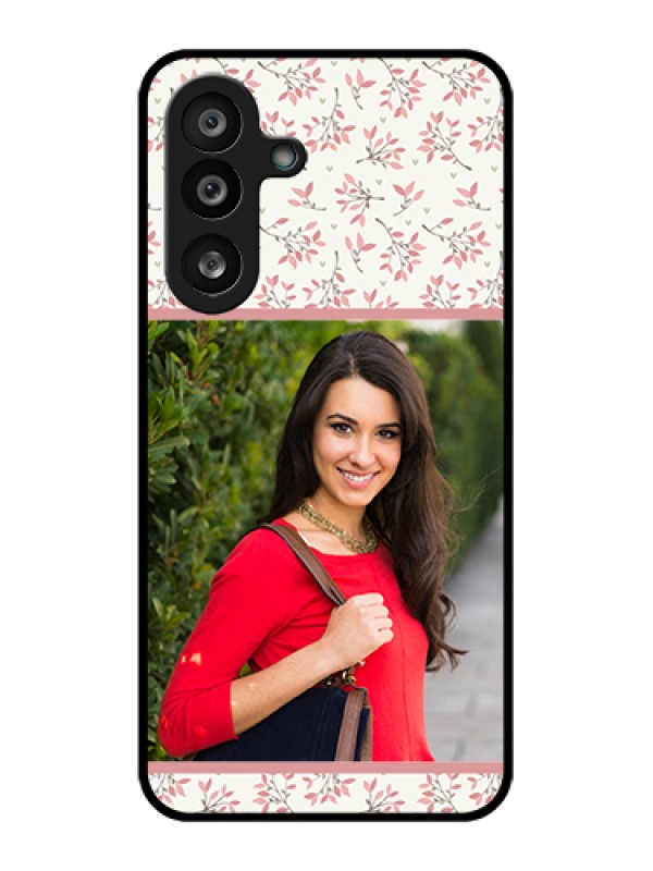 Custom Samsung Galaxy F56 5G Custom Glass Phone Case - Stunning Floral Design