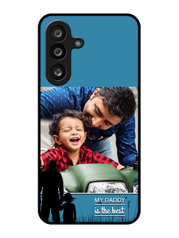 Custom Samsung Galaxy F56 5G Custom Glass Phone Case - Best Dad Design
