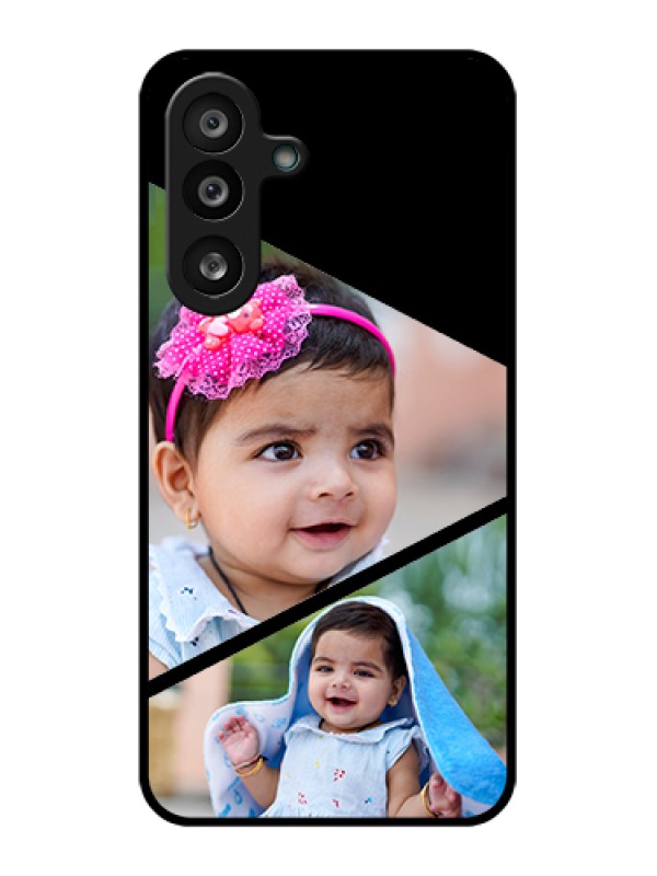 Custom Samsung Galaxy F56 5G Custom Glass Phone Case - Semi Cut Design