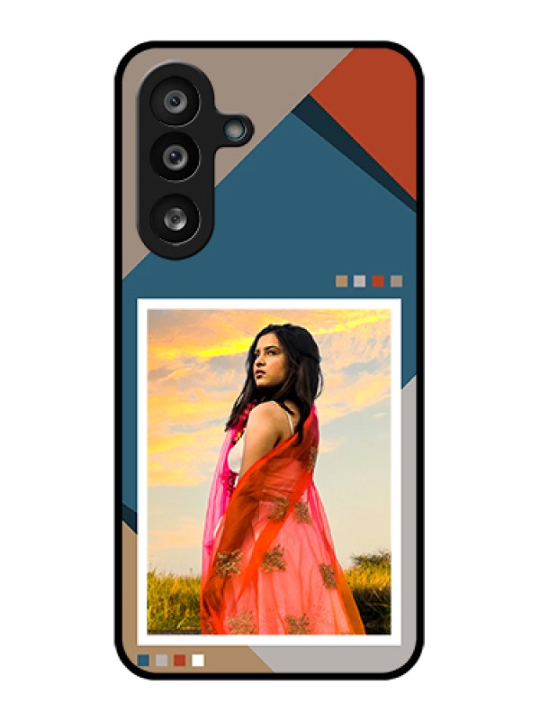 Custom Samsung Galaxy F56 5G Custom Glass Phone Case - Retro Color Pallet Design