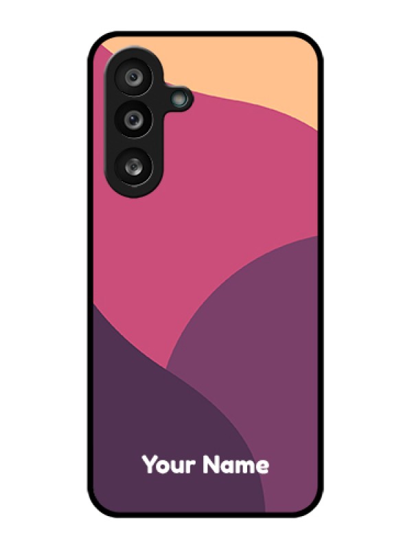 Custom Samsung Galaxy F56 5G Custom Glass Phone Case - Mixed Multi - Colour Abstract Art Design