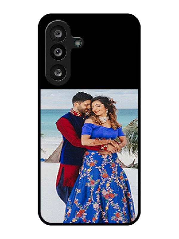 Custom Samsung Galaxy F56 5G Custom Glass Phone Case - Upload Full Picture With Custom Color Design