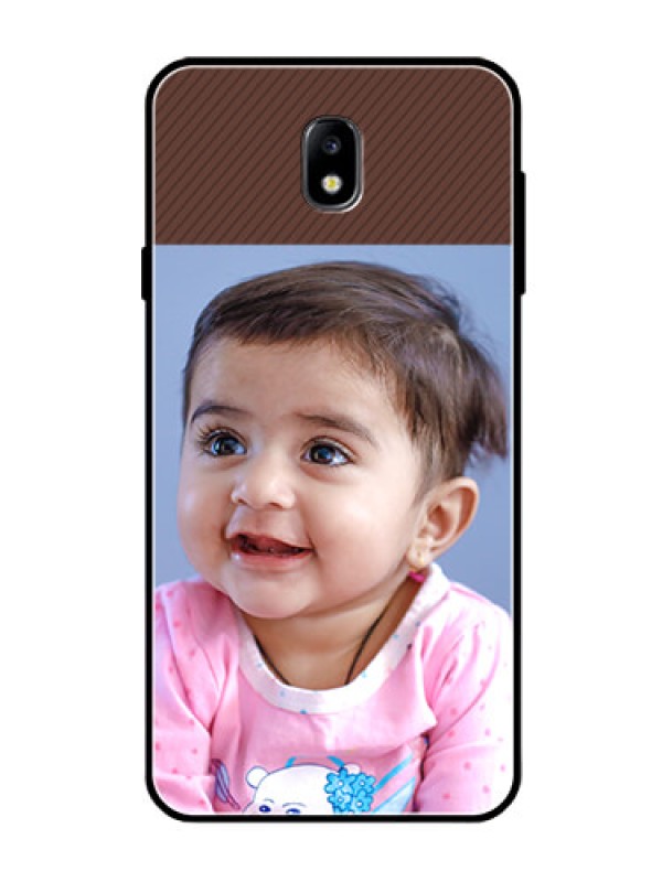 Custom Galaxy J7 Pro Custom Glass Mobile Case  - Elegant Case Design
