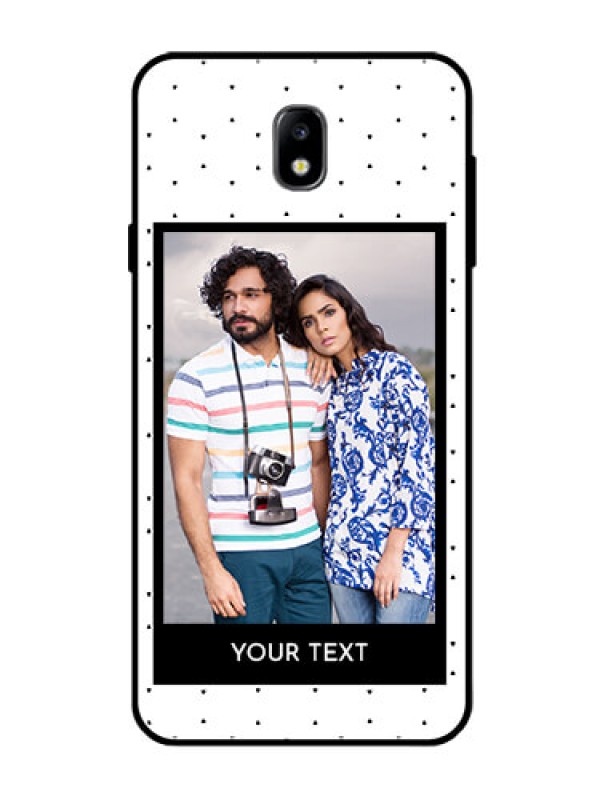 Custom Galaxy J7 Pro Photo Printing on Glass Case  - Premium Design