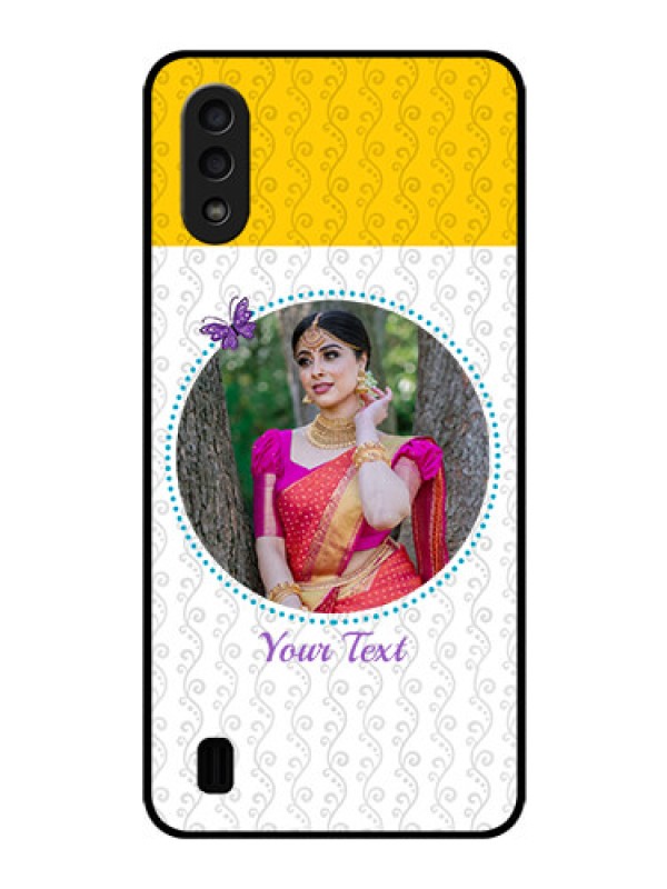 Custom Galaxy M01 Custom Glass Mobile Case - Girls Premium Case Design