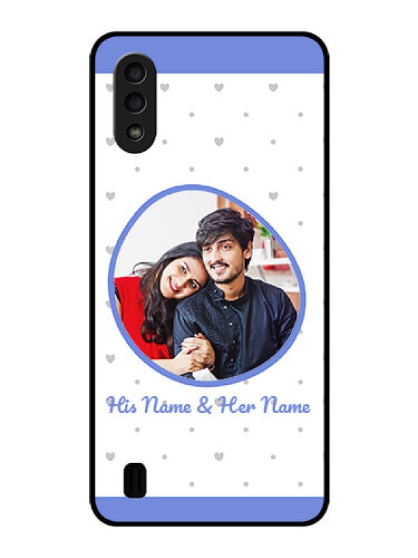 Custom Galaxy M01 Photo Printing on Glass Case - Premium Case Design
