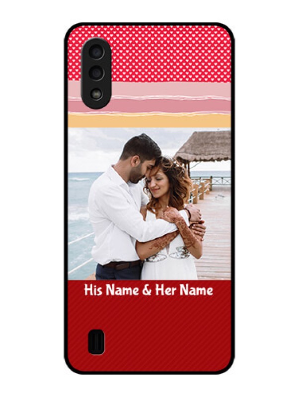 Custom Galaxy M01 Custom Glass Mobile Case - Premium Case Design