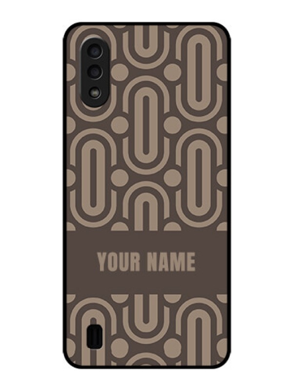 Custom Galaxy M01 Custom Glass Phone Case - Captivating Zero Pattern Design