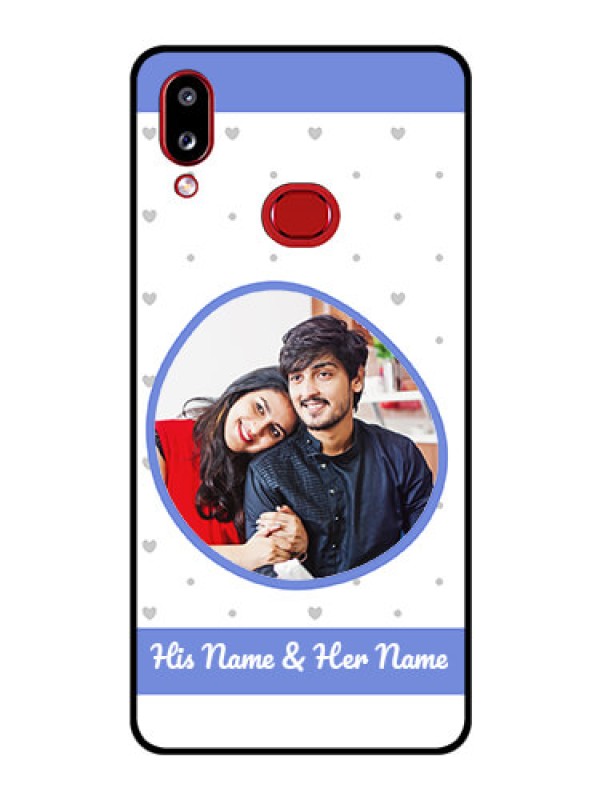 Custom Galaxy M01s Photo Printing on Glass Case - Premium Case Design