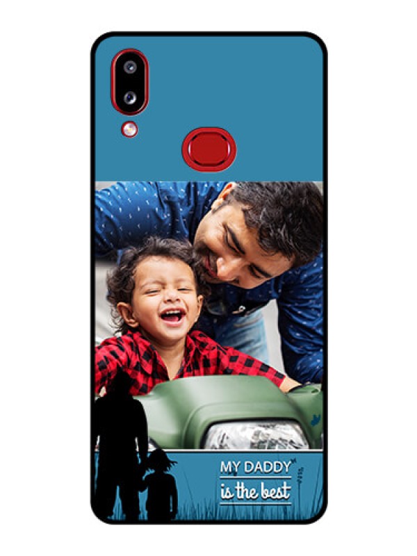 Custom Galaxy M01s Custom Glass Mobile Case - Best dad design 