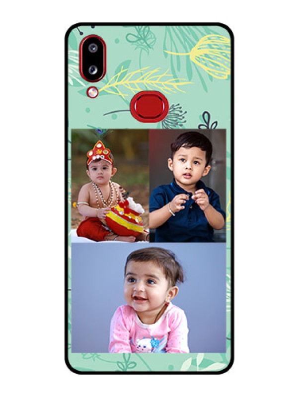 Custom Galaxy M01s Photo Printing on Glass Case - Forever Family Design 