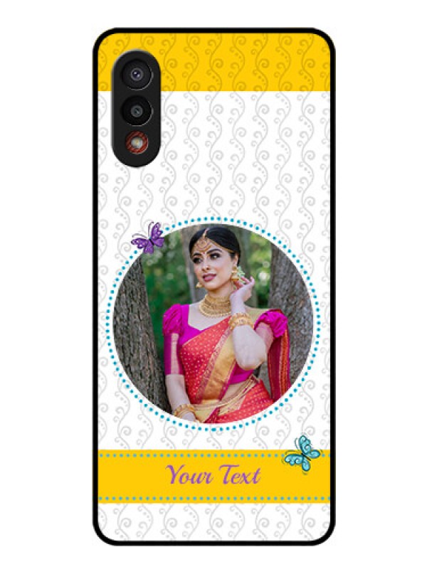 Custom Galaxy M02 Custom Glass Mobile Case - Girls Premium Case Design