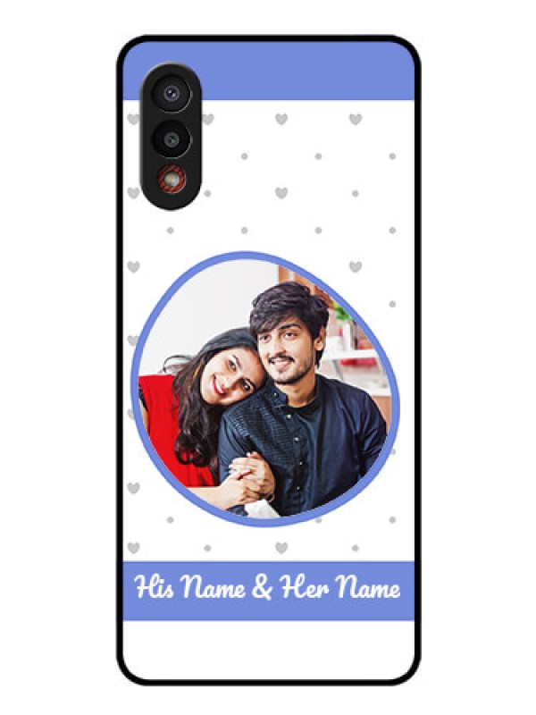 Custom Galaxy M02 Photo Printing on Glass Case - Premium Case Design