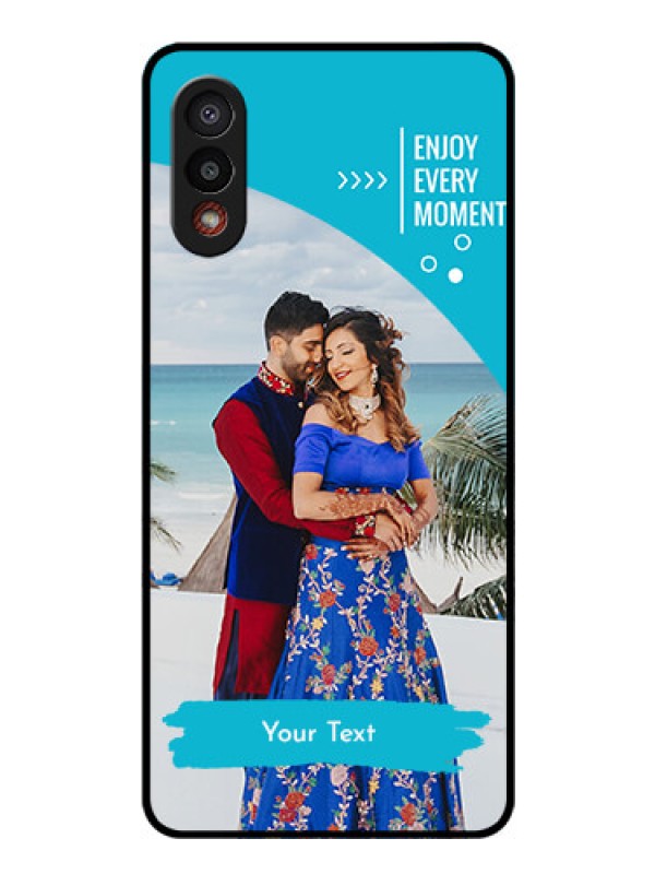 Custom Galaxy M02 Custom Glass Mobile Case - Happy Moment Design