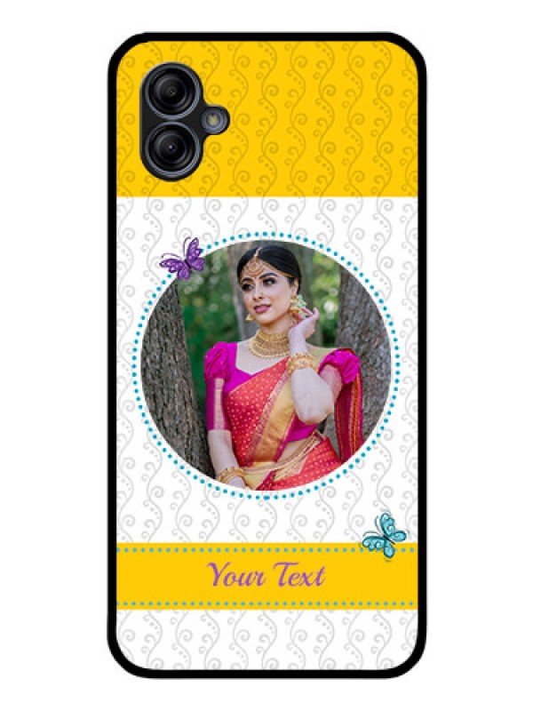 Custom Galaxy M04 Custom Glass Mobile Case - Girls Premium Case Design