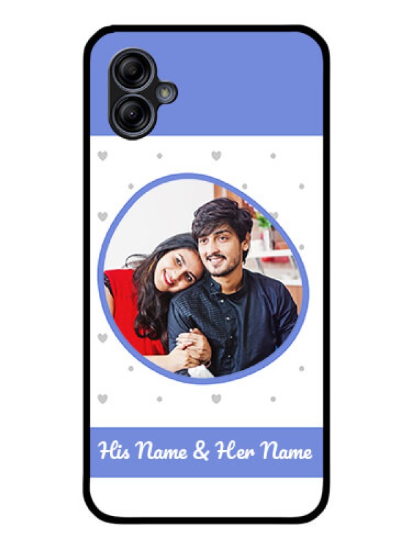 Custom Galaxy M04 Photo Printing on Glass Case - Premium Case Design