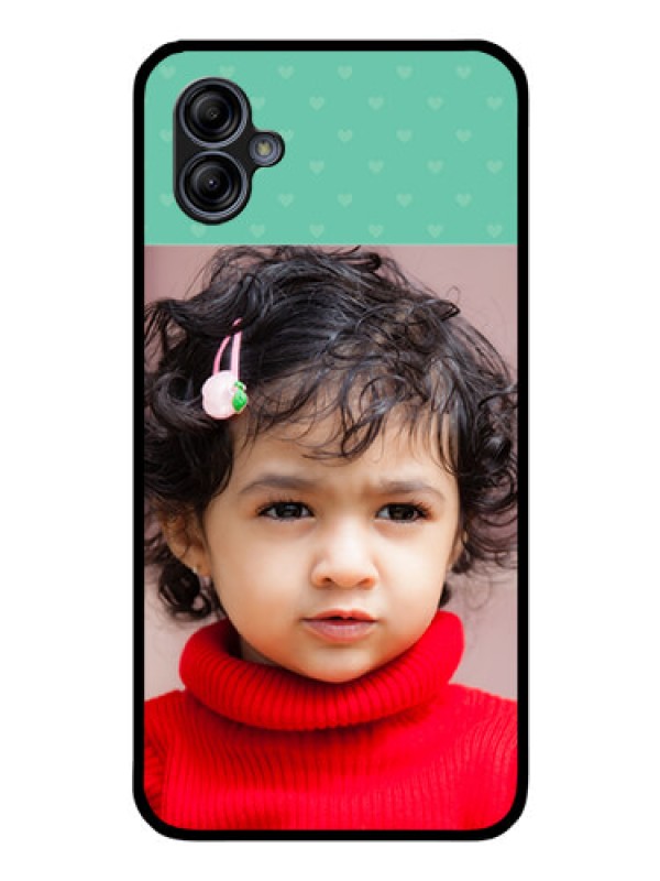 Custom Galaxy M04 Custom Glass Phone Case - Lovers Picture Design