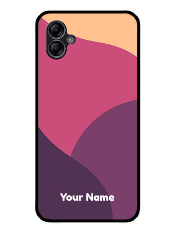 Custom Galaxy M04 Custom Glass Phone Case - Mixed Multi-colour abstract art Design