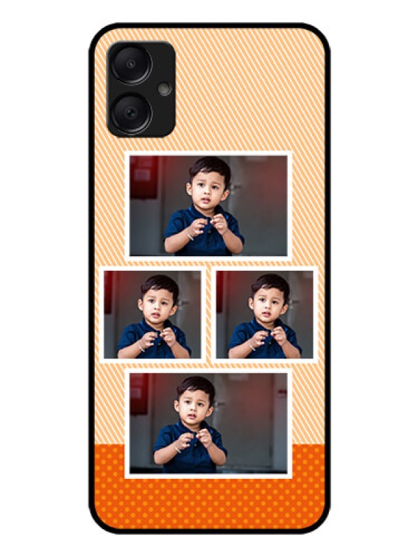 Custom Galaxy M05 Custom Glass Phone Case - Bulk Photos Upload Design