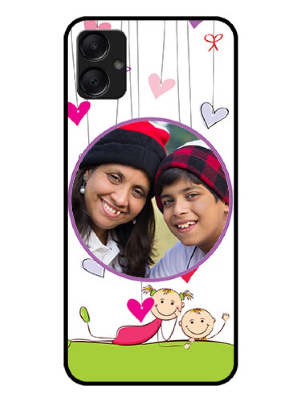 Custom Galaxy M05 Custom Glass Phone Case - Cute Kids Phone Case Design