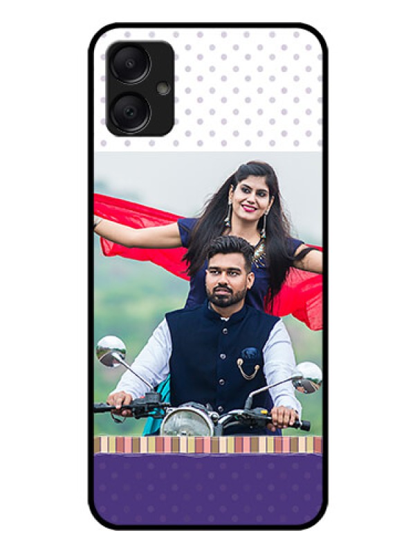Custom Galaxy M05 Custom Glass Phone Case - Cute Family Design
