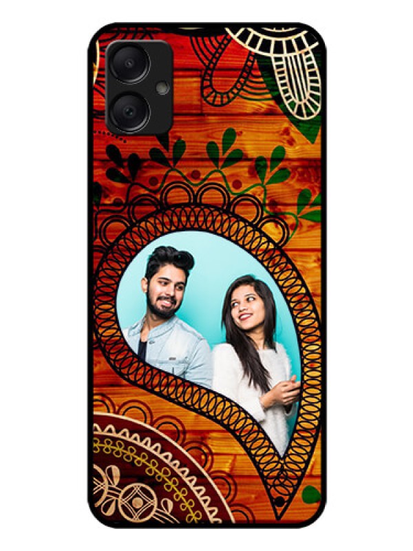 Custom Galaxy M05 Custom Glass Phone Case - Abstract Colorful Design