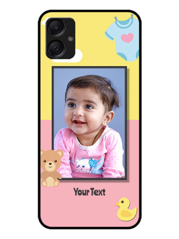 Custom Galaxy M05 Custom Glass Phone Case - Kids 2 Color Design