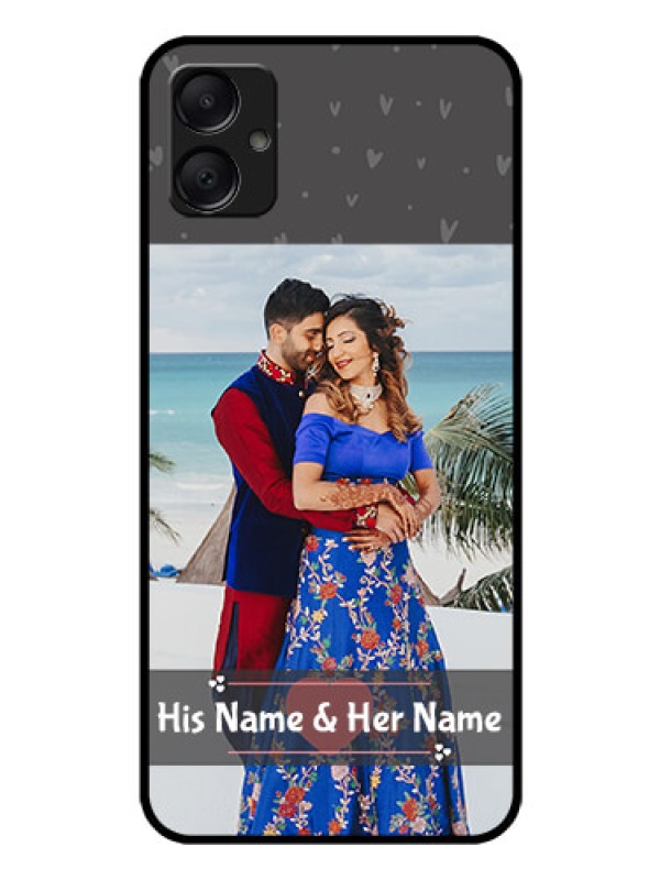 Custom Galaxy M05 Custom Glass Phone Case - Buy Love Design With Photo Online