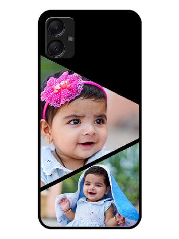 Custom Galaxy M05 Custom Glass Phone Case - Semi Cut Design
