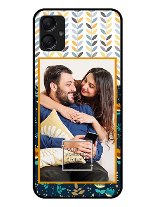 Custom Galaxy M05 Custom Glass Phone Case - Pattern Design