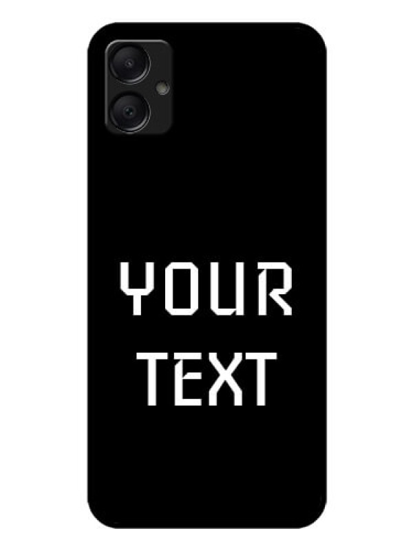 Custom Galaxy M05 Custom Glass Phone Case - Your Name Design